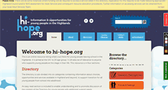 Desktop Screenshot of hi-hope.org